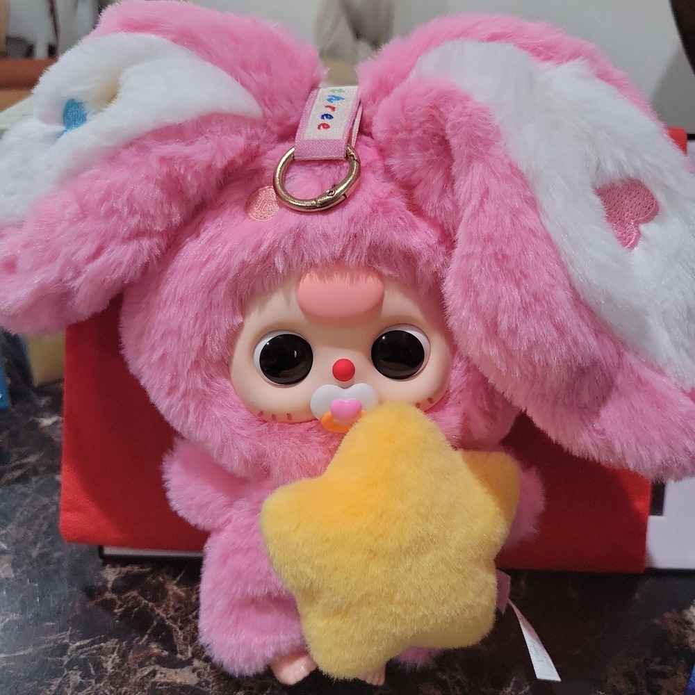 baby three Lily Rabbit Town Plush Pack Rabbit Polyester